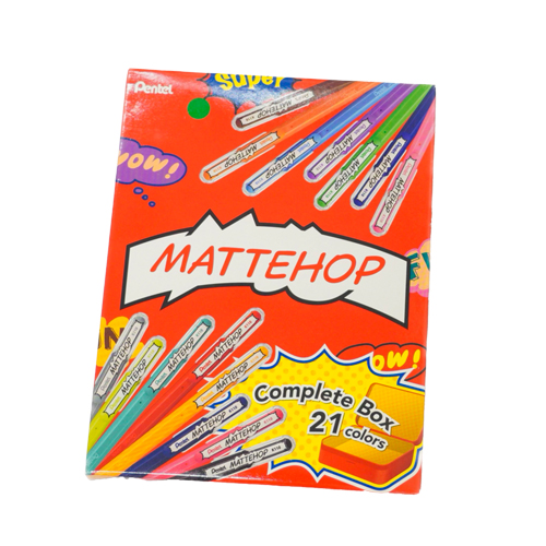 ☆全力推し活セット_13 ☆21色カラーペンセット+菓と果〈てまり〉+お茶+シャボンフラワー